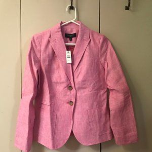 New Talbots pink Linen Jacket